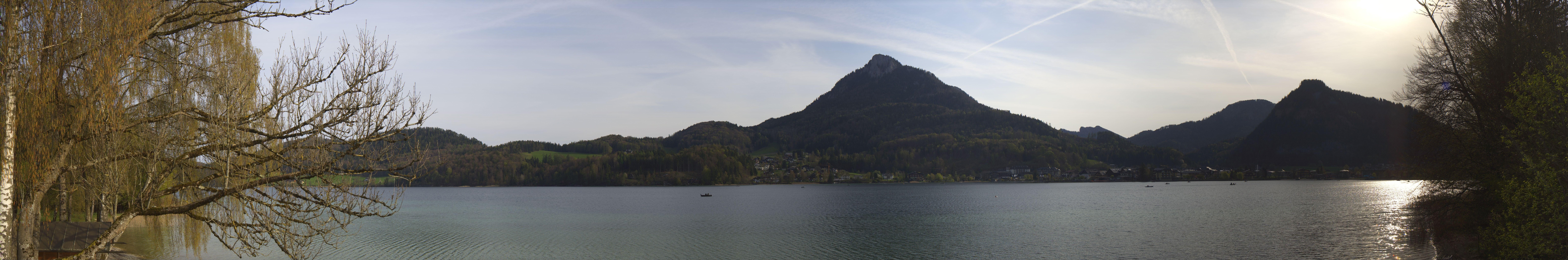 Archived image Webcam Fuschl am See: Panoramic View