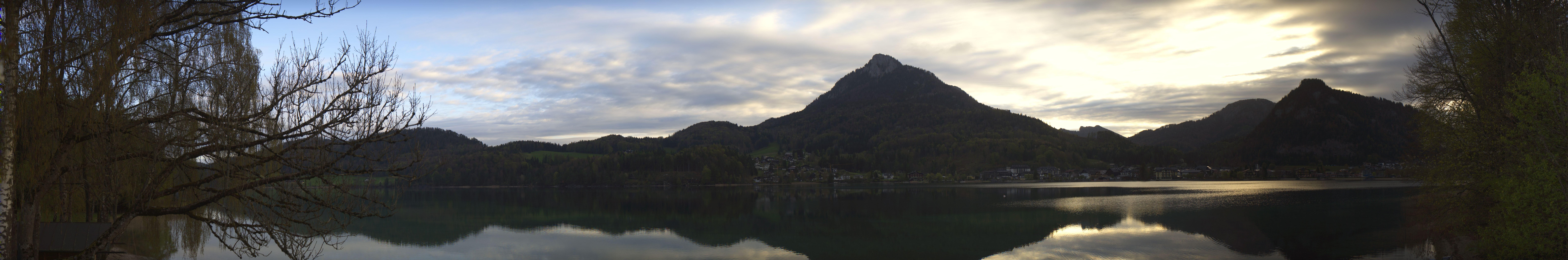 Archived image Webcam Fuschl am See: Panoramic View