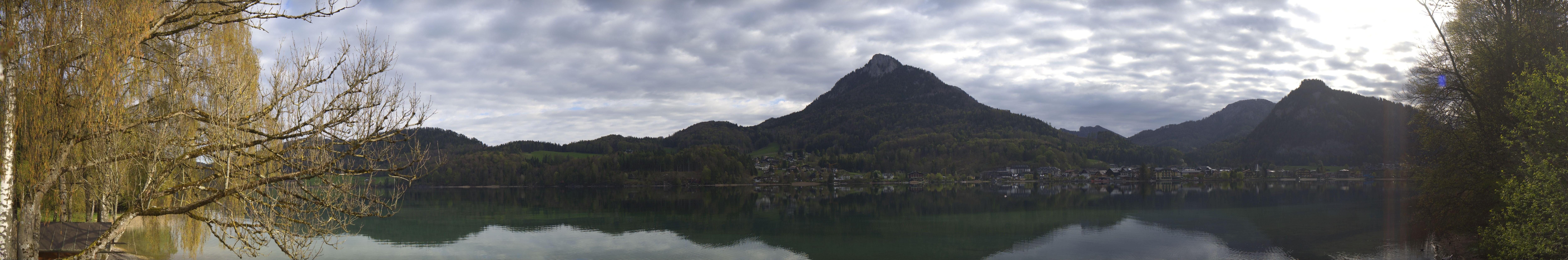 Archived image Webcam Fuschl am See: Panoramic View