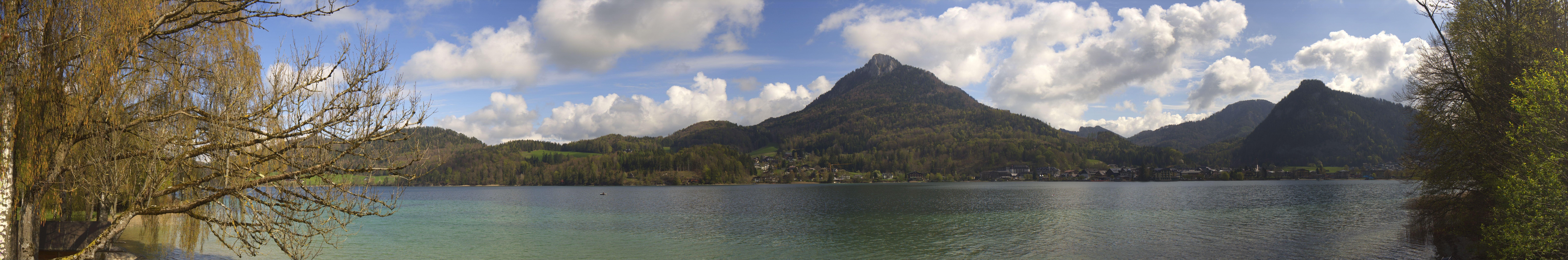 Archived image Webcam Fuschl am See: Panoramic View