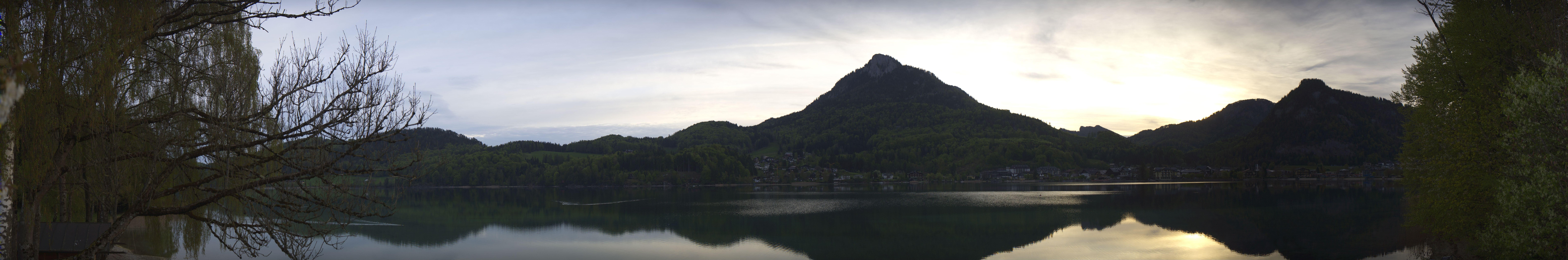 Archiv Foto Webcam Fuschlsee Panoramablick