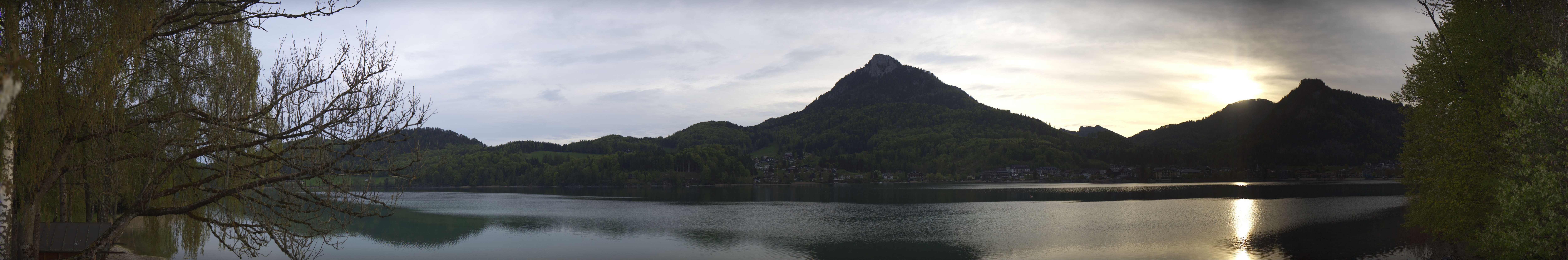 Archiv Foto Webcam Fuschlsee Panoramablick