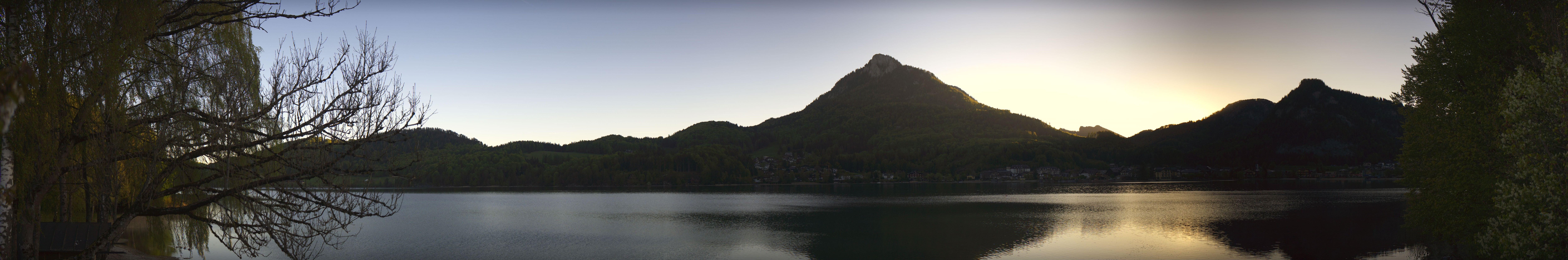 Archiv Foto Webcam Fuschlsee Panoramablick
