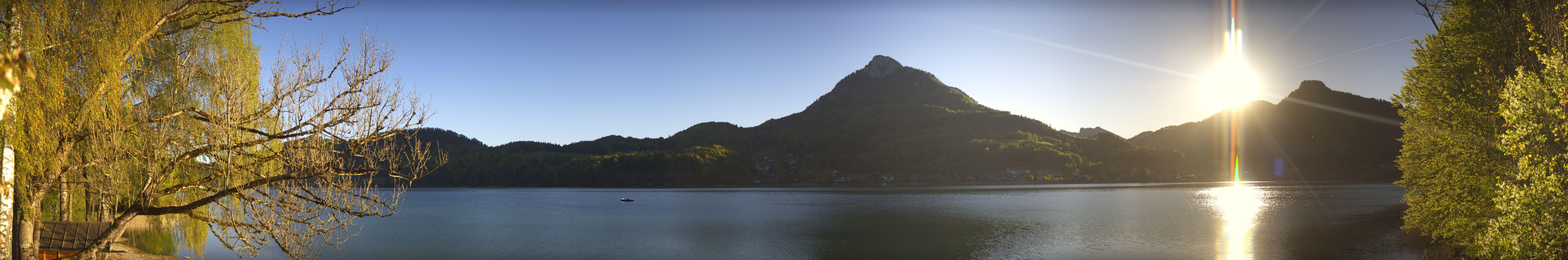 Archiv Foto Webcam Fuschlsee Panoramablick