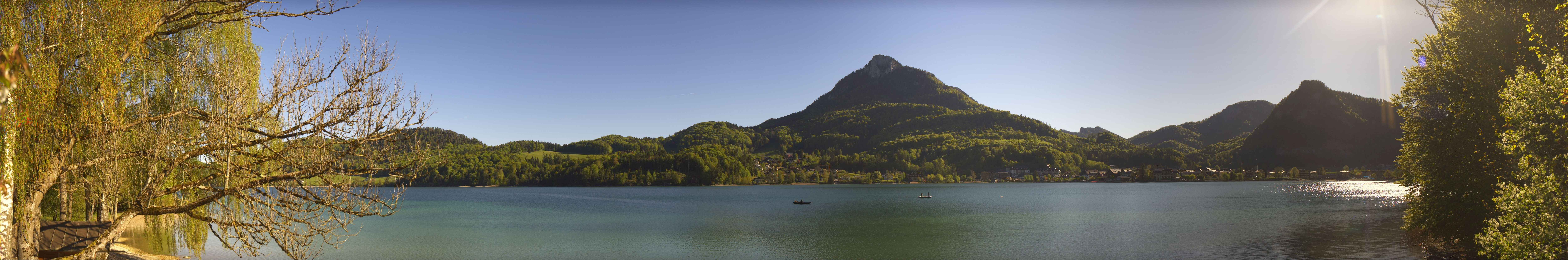 Archiv Foto Webcam Fuschlsee Panoramablick