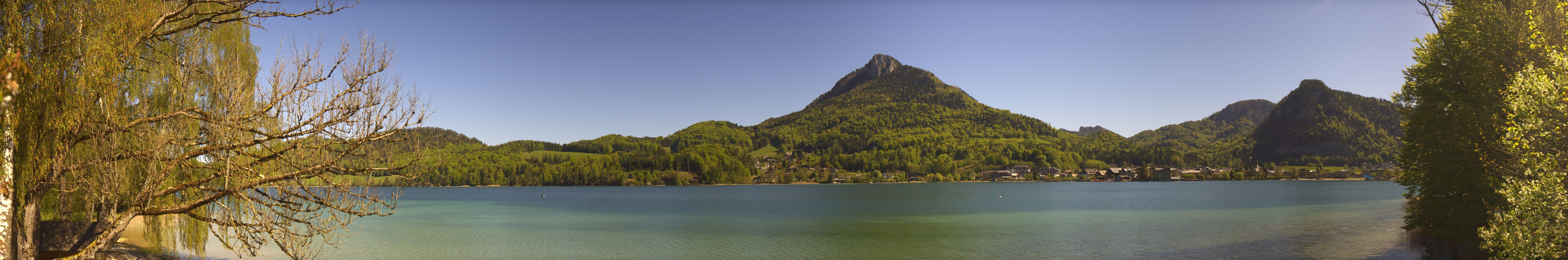 Archiv Foto Webcam Fuschlsee Panoramablick