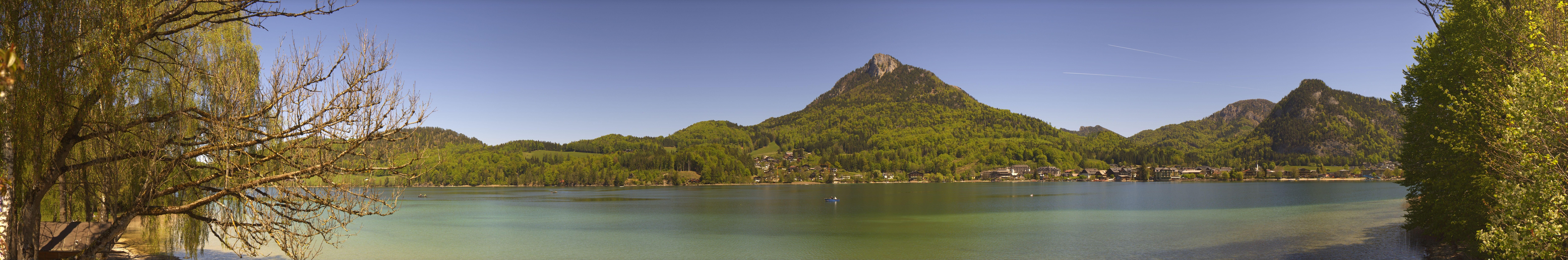 Archived image Webcam Fuschl am See: Panoramic View