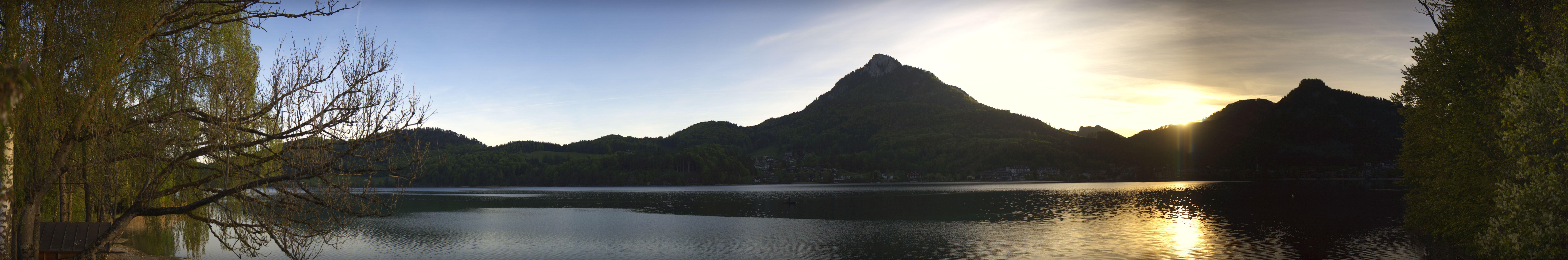 Archived image Webcam Fuschl am See: Panoramic View
