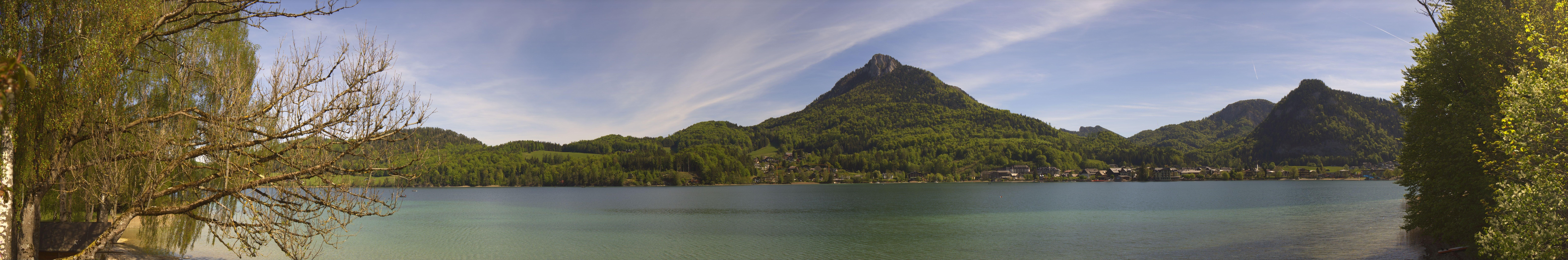 Archived image Webcam Fuschl am See: Panoramic View
