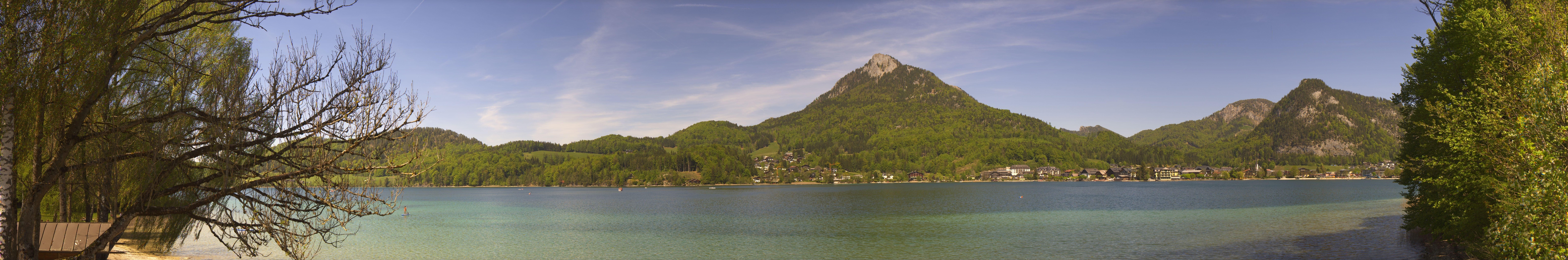 Archived image Webcam Fuschl am See: Panoramic View
