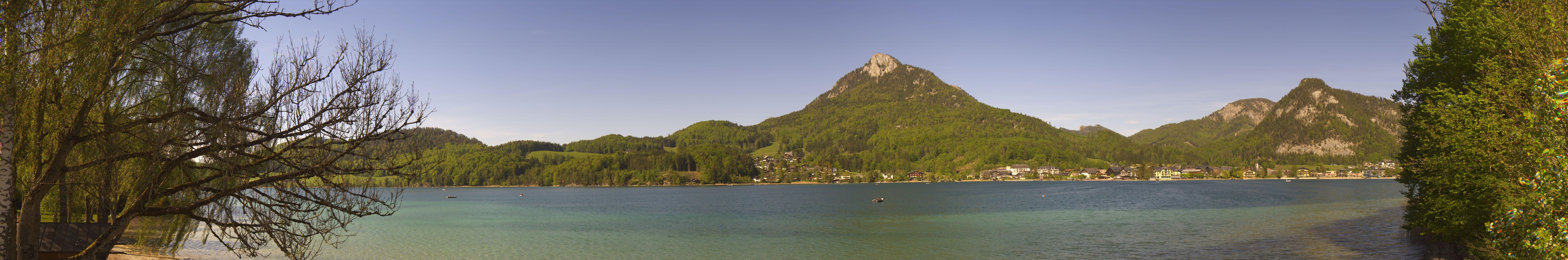 Archiv Foto Webcam Fuschlsee Panoramablick