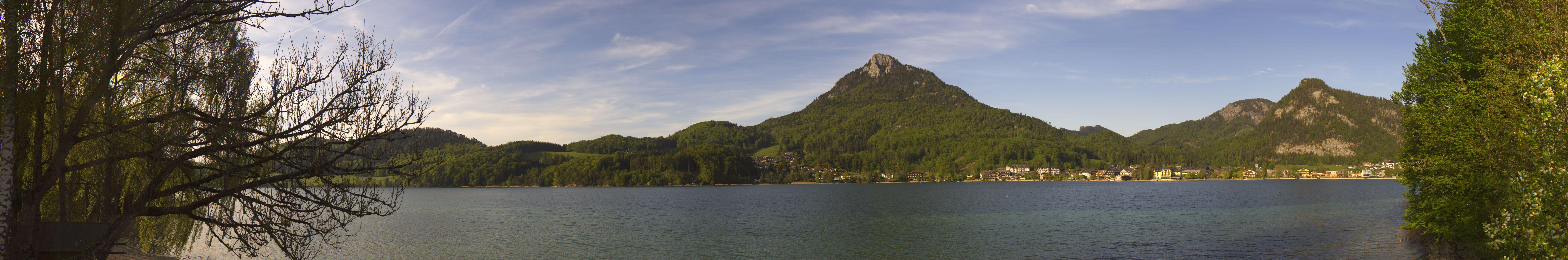 Archiv Foto Webcam Fuschlsee Panoramablick