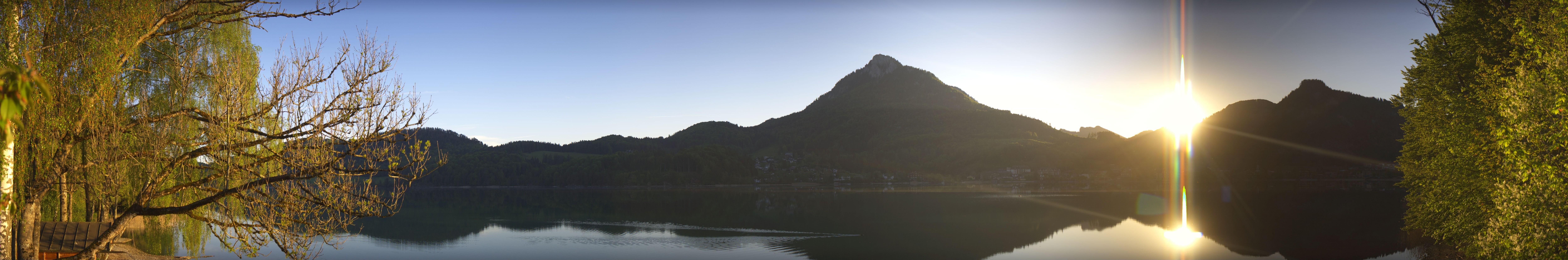 Archiv Foto Webcam Fuschlsee Panoramablick