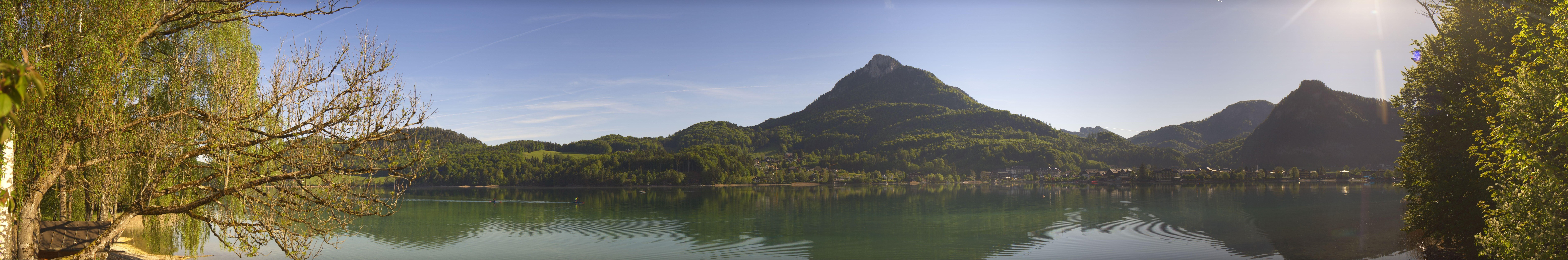 Archiv Foto Webcam Fuschlsee Panoramablick