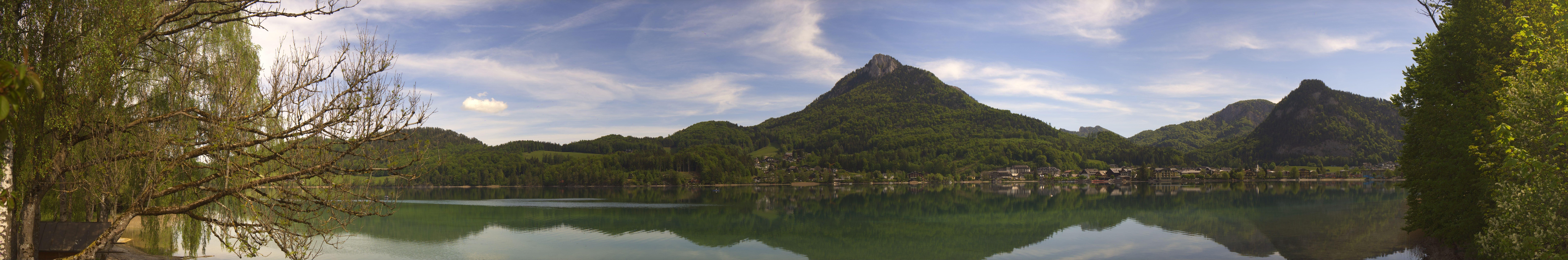 Archiv Foto Webcam Fuschlsee Panoramablick