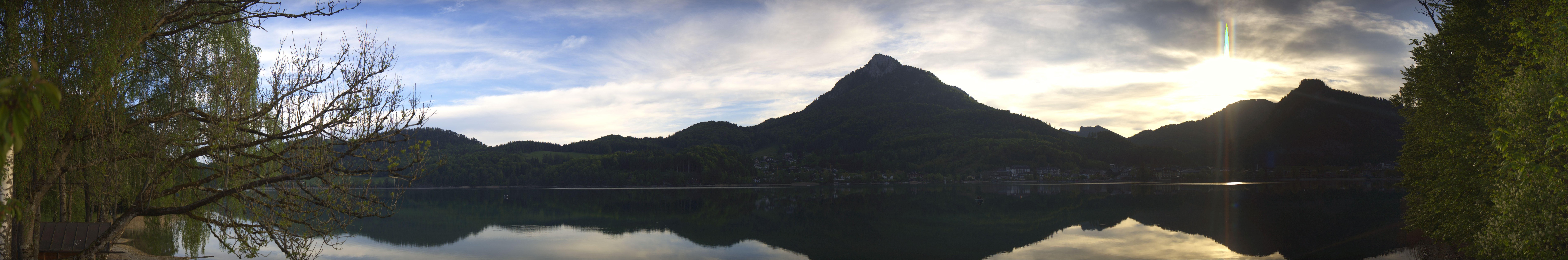 Archived image Webcam Fuschl am See: Panoramic View
