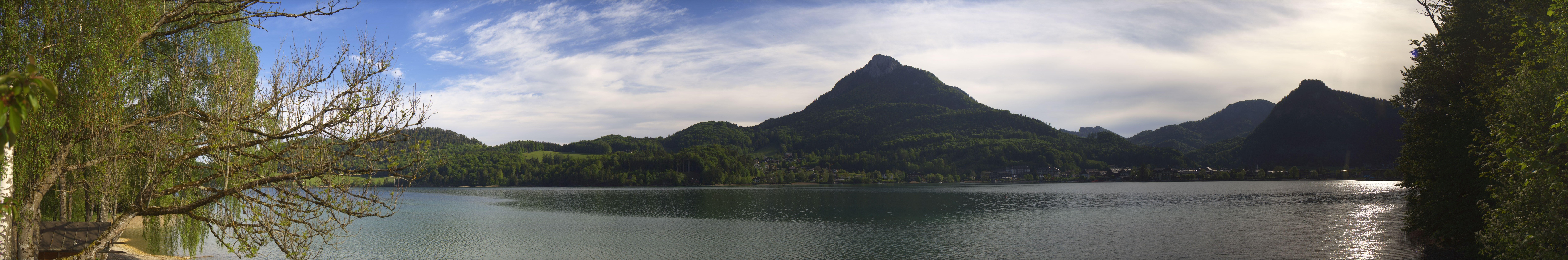 Archived image Webcam Fuschl am See: Panoramic View