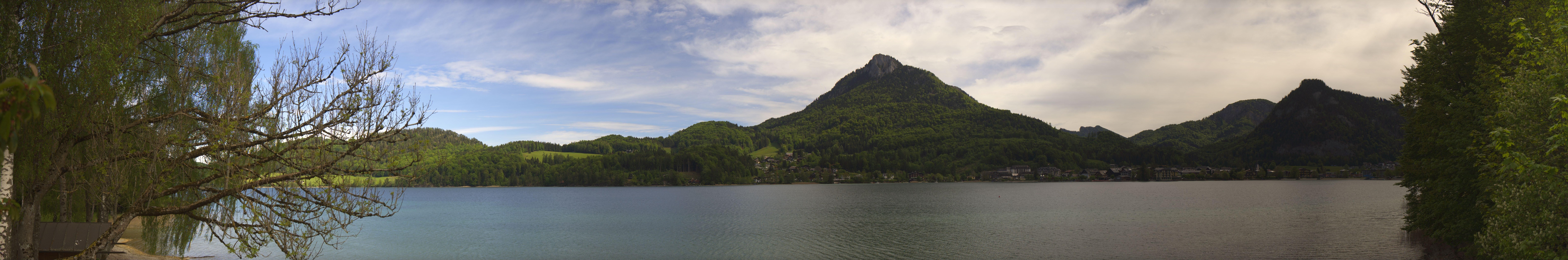 Archiv Foto Webcam Fuschlsee Panoramablick