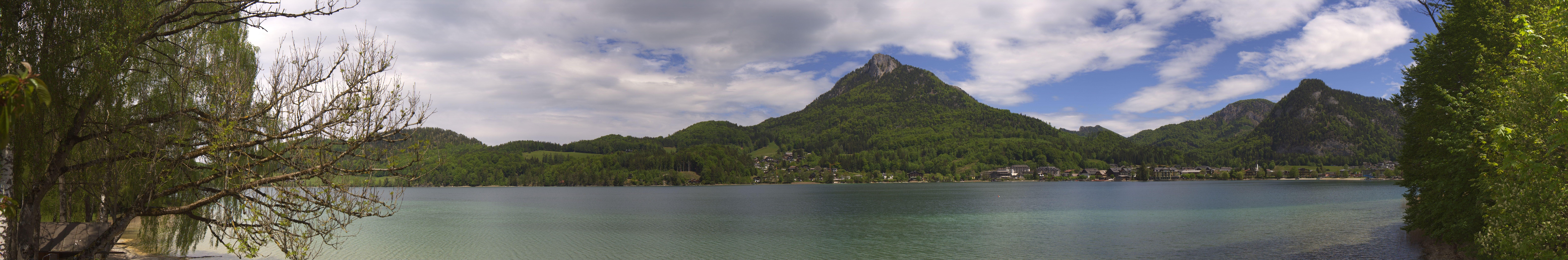 Archiv Foto Webcam Fuschlsee Panoramablick