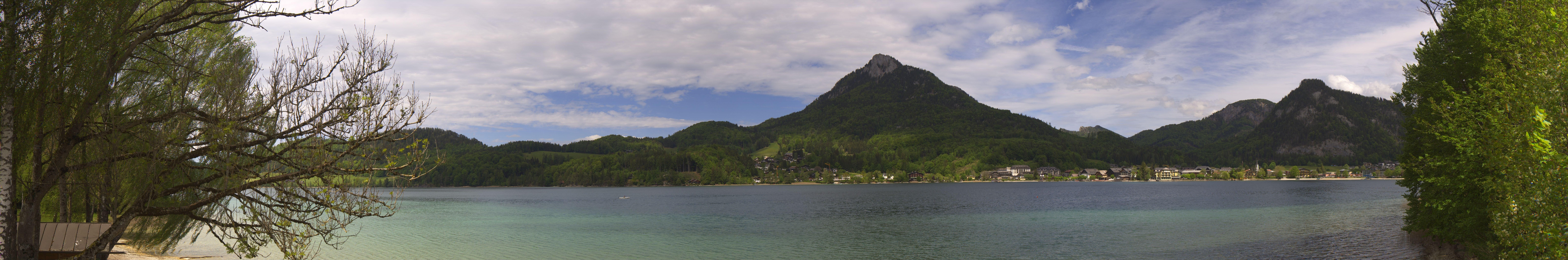 Archiv Foto Webcam Fuschlsee Panoramablick
