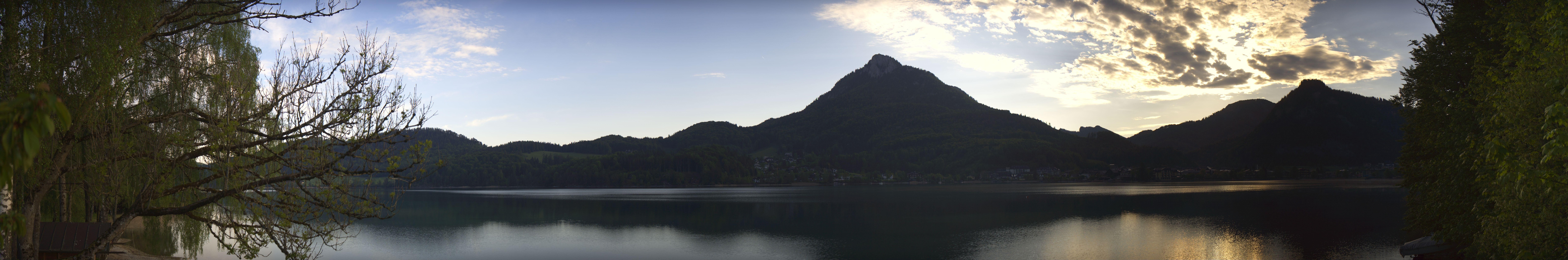 Archiv Foto Webcam Fuschlsee Panoramablick