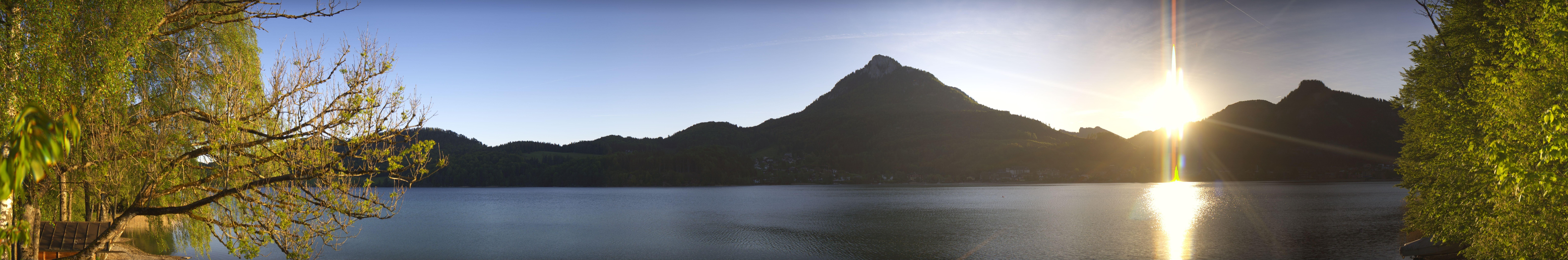 Archiv Foto Webcam Fuschlsee Panoramablick