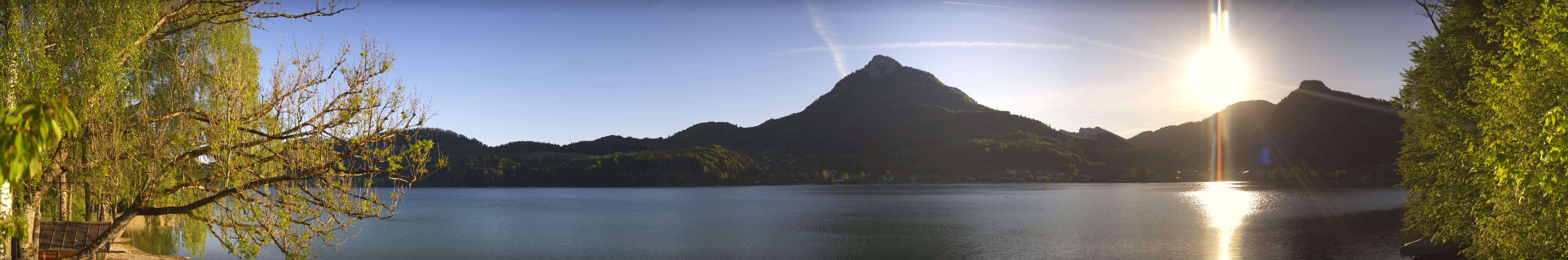 Archiv Foto Webcam Fuschlsee Panoramablick