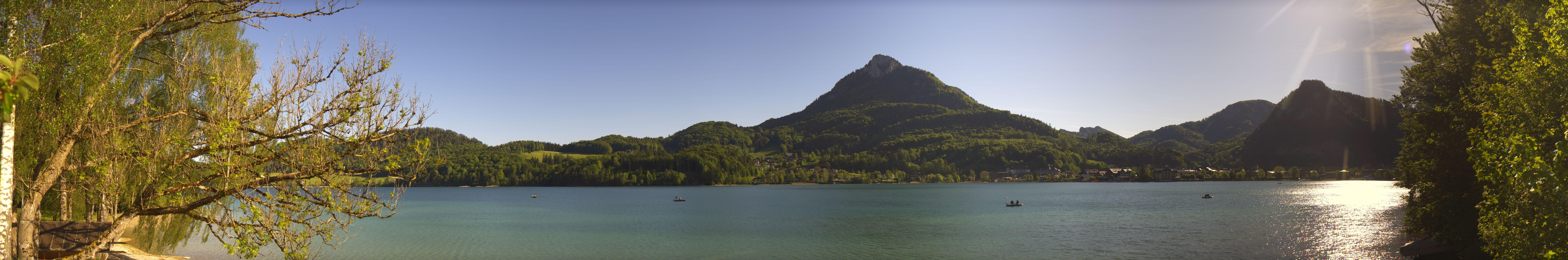 Archiv Foto Webcam Fuschlsee Panoramablick