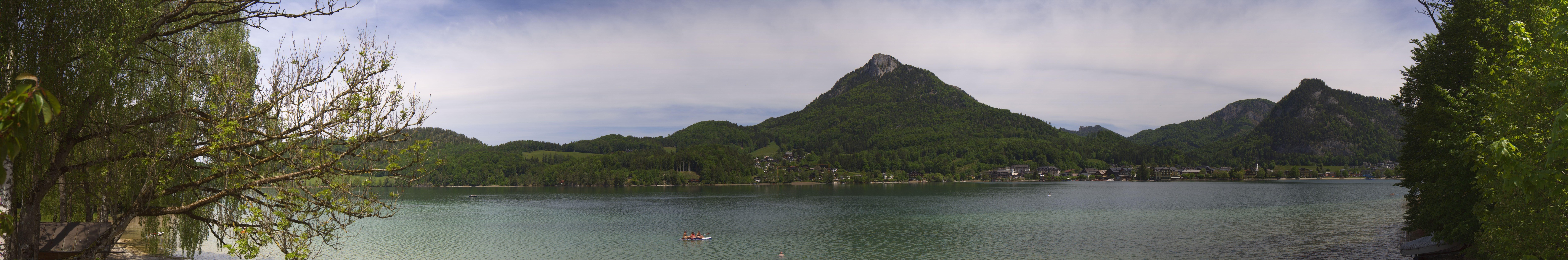 Archiv Foto Webcam Fuschlsee Panoramablick
