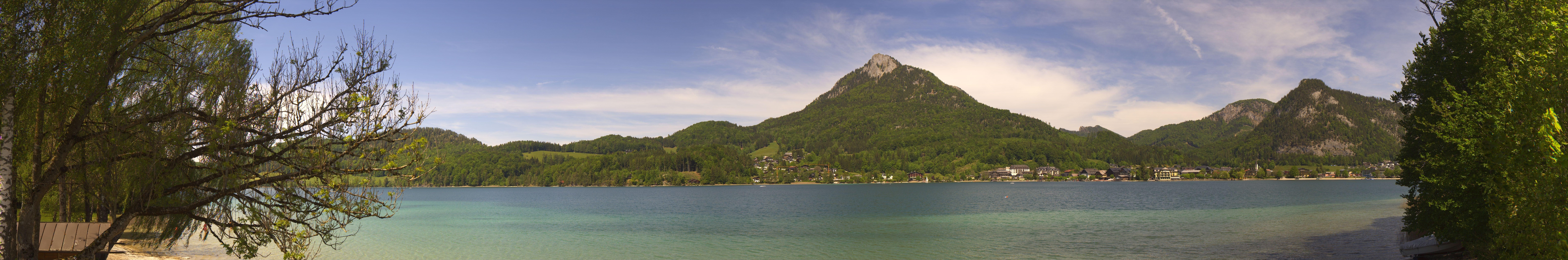 Archiv Foto Webcam Fuschlsee Panoramablick
