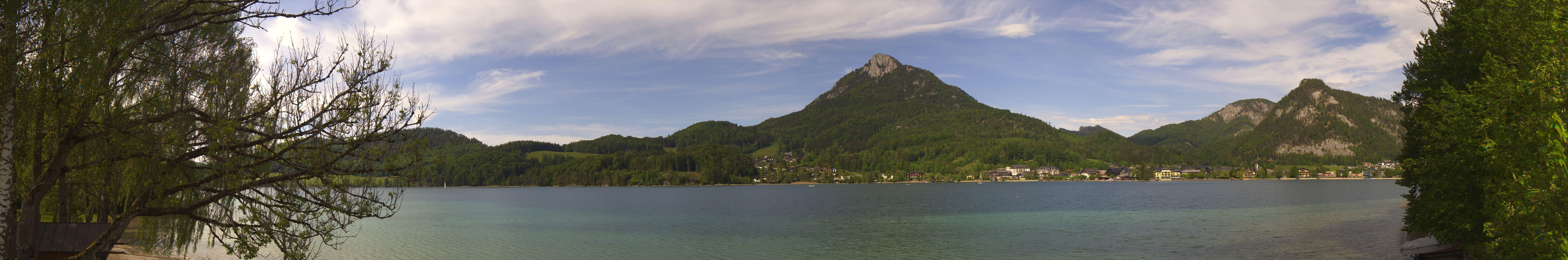 Archiv Foto Webcam Fuschlsee Panoramablick