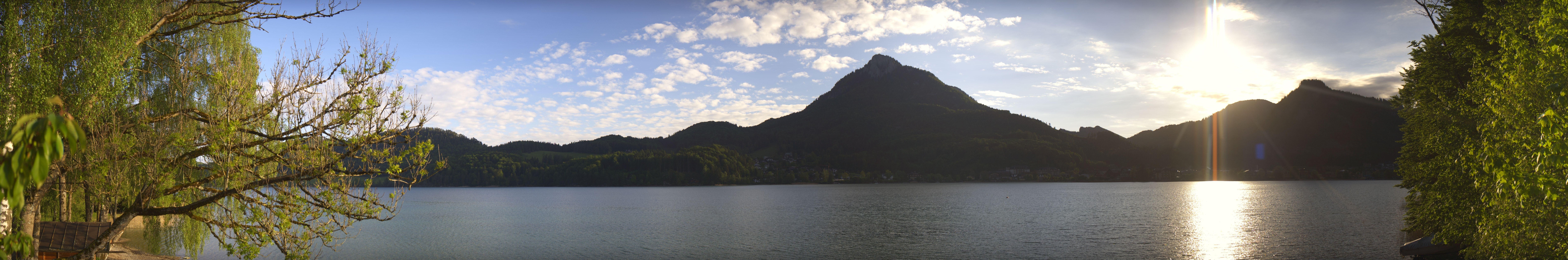 Archiv Foto Webcam Fuschlsee Panoramablick