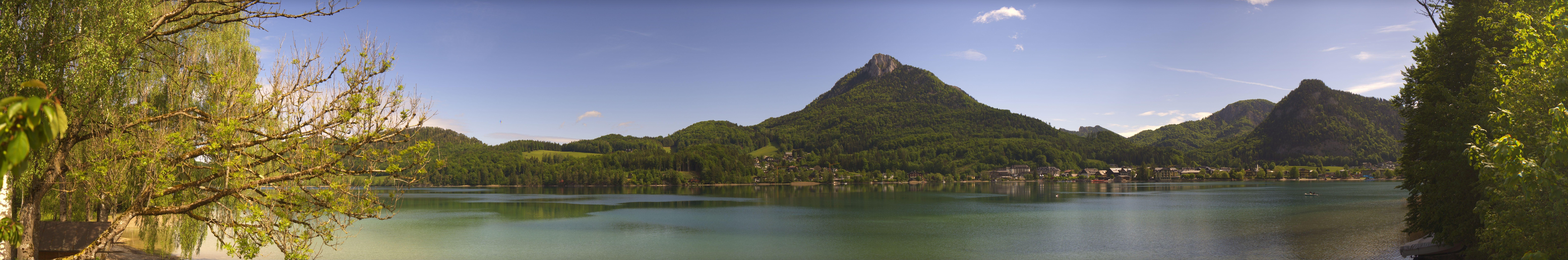 Archiv Foto Webcam Fuschlsee Panoramablick