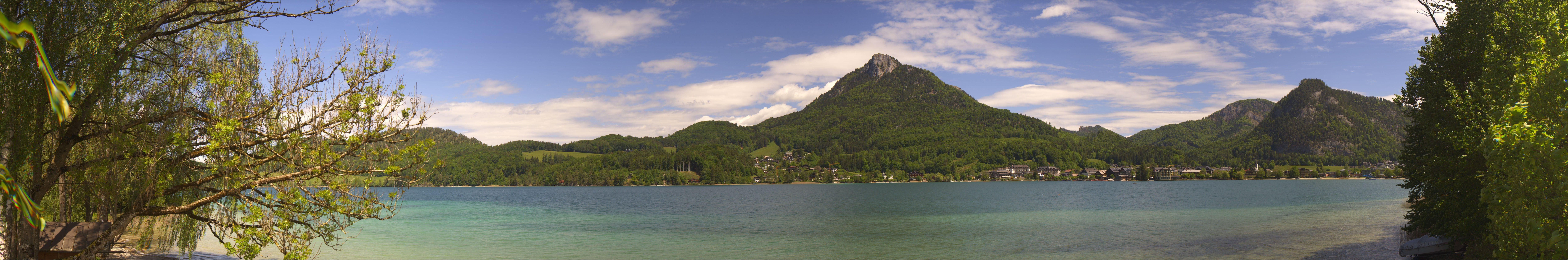 Archiv Foto Webcam Fuschlsee Panoramablick