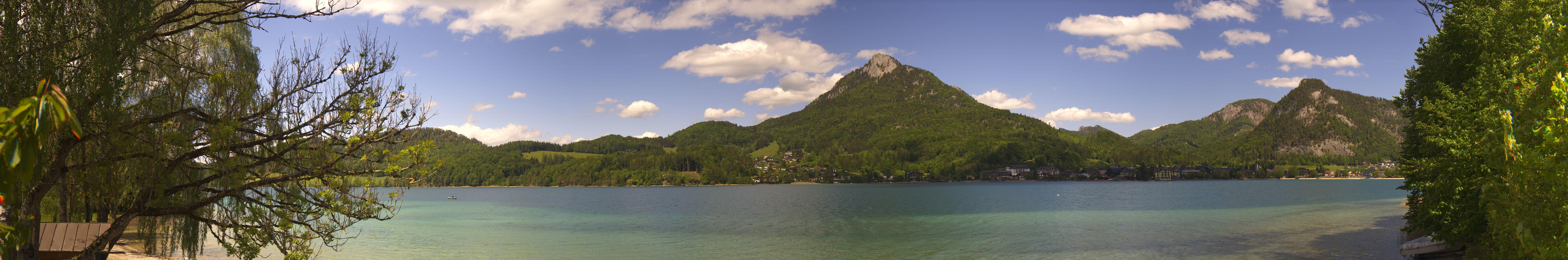 Archiv Foto Webcam Fuschlsee Panoramablick