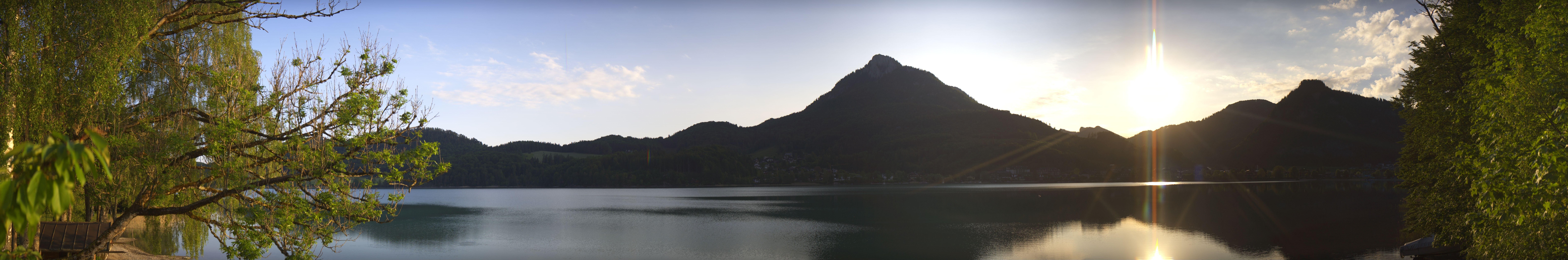 Archived image Webcam Fuschl am See: Panoramic View