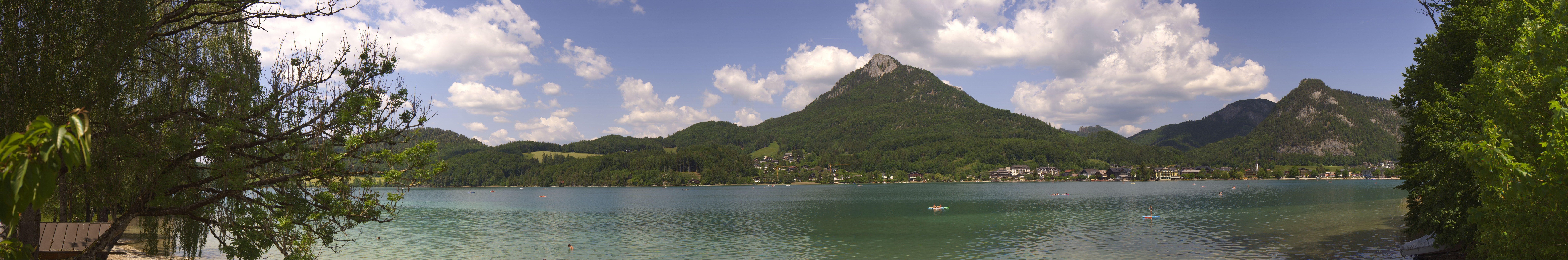 Archived image Webcam Fuschl am See: Panoramic View