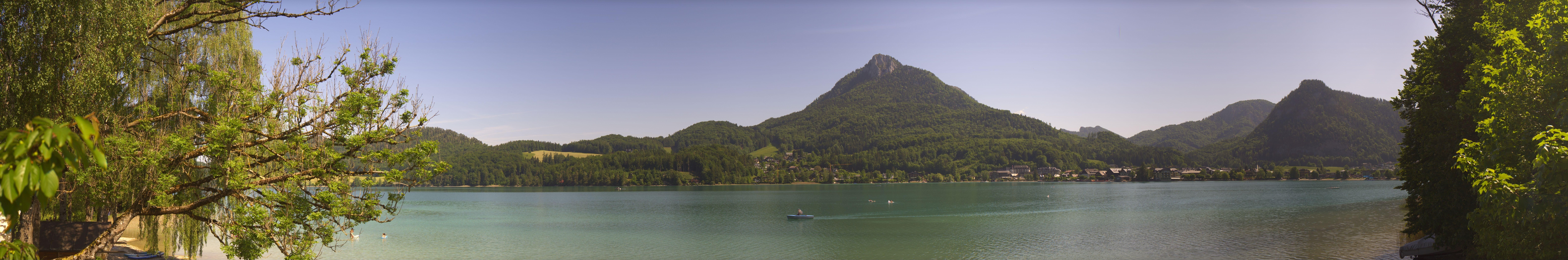 Archived image Webcam Fuschl am See: Panoramic View