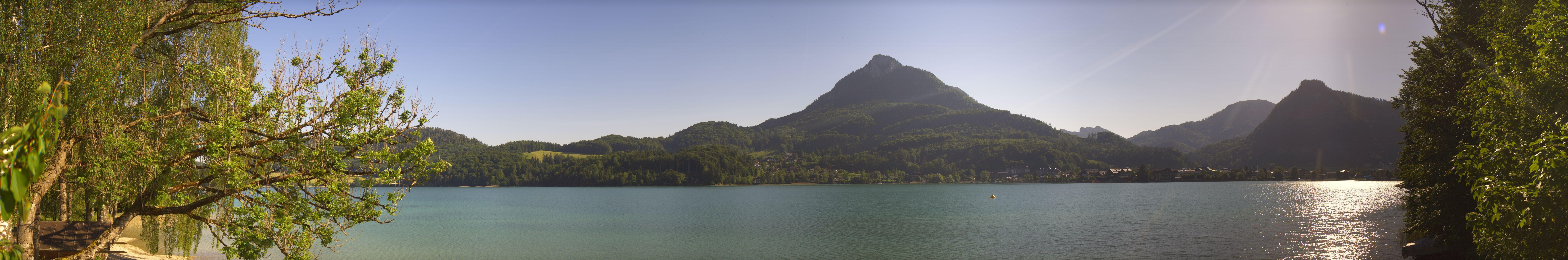 Archiv Foto Webcam Fuschlsee Panoramablick