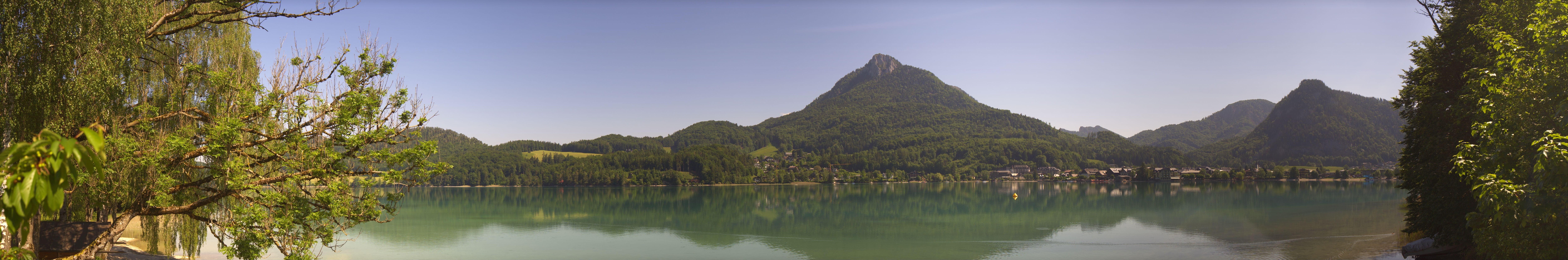 Archiv Foto Webcam Fuschlsee Panoramablick