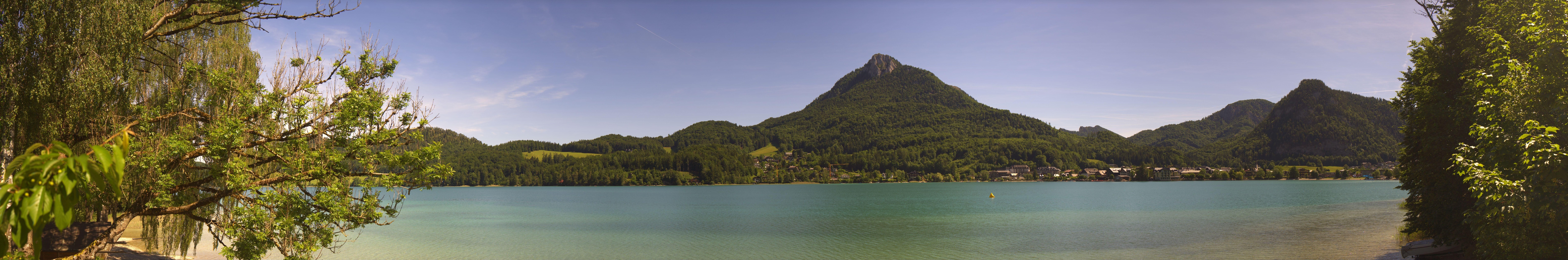 Archived image Webcam Fuschl am See: Panoramic View
