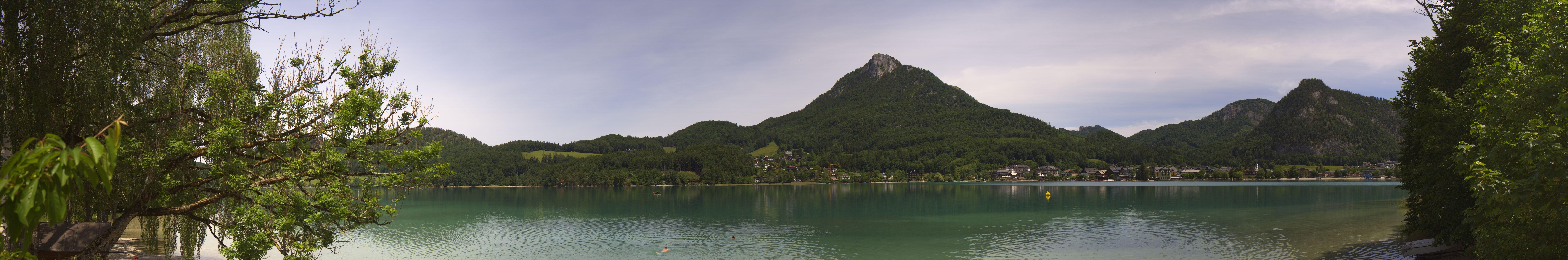 Archived image Webcam Fuschl am See: Panoramic View