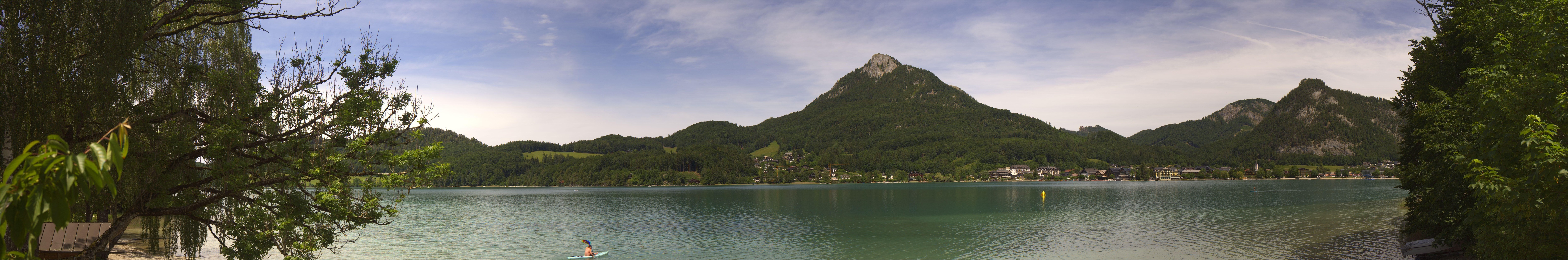 Archived image Webcam Fuschl am See: Panoramic View