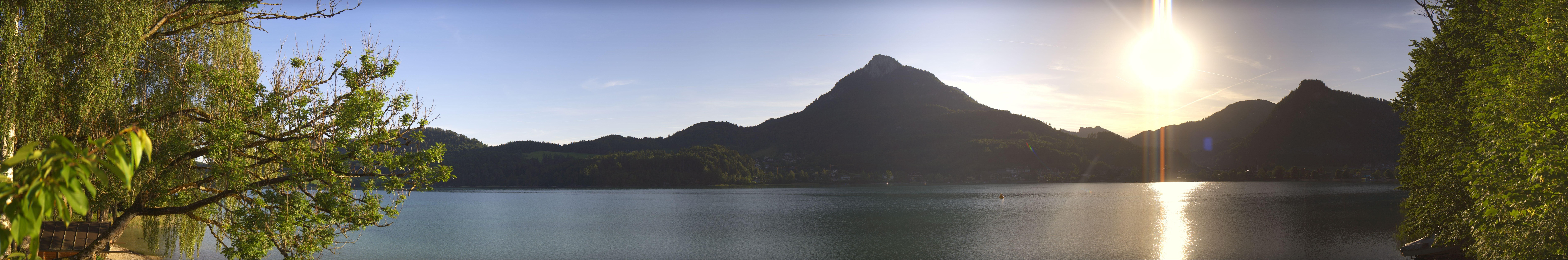 Archiv Foto Webcam Fuschlsee Panoramablick
