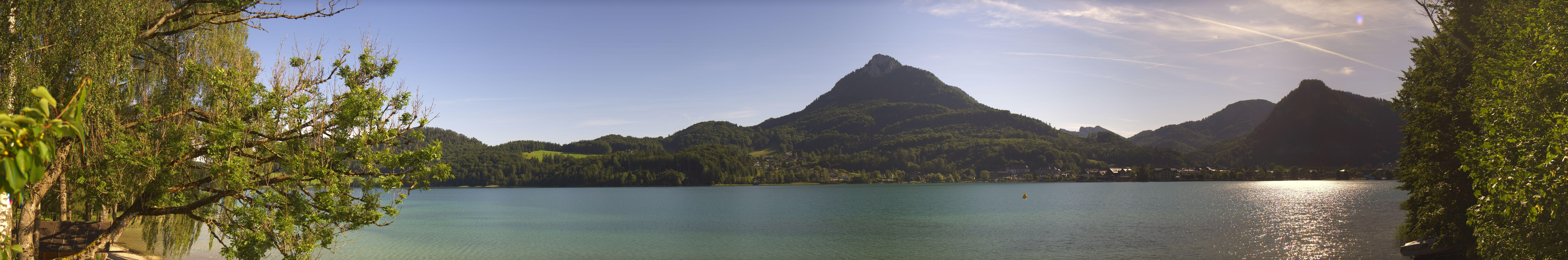 Archiv Foto Webcam Fuschlsee Panoramablick