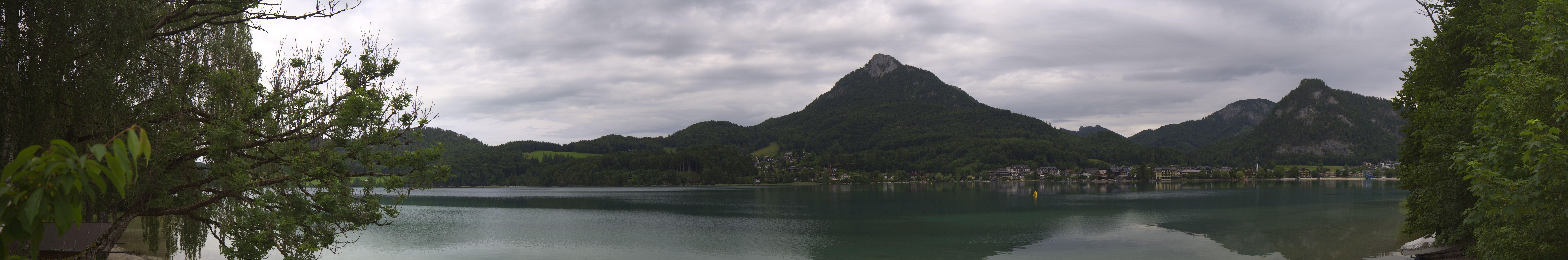 Archiv Foto Webcam Fuschlsee Panoramablick