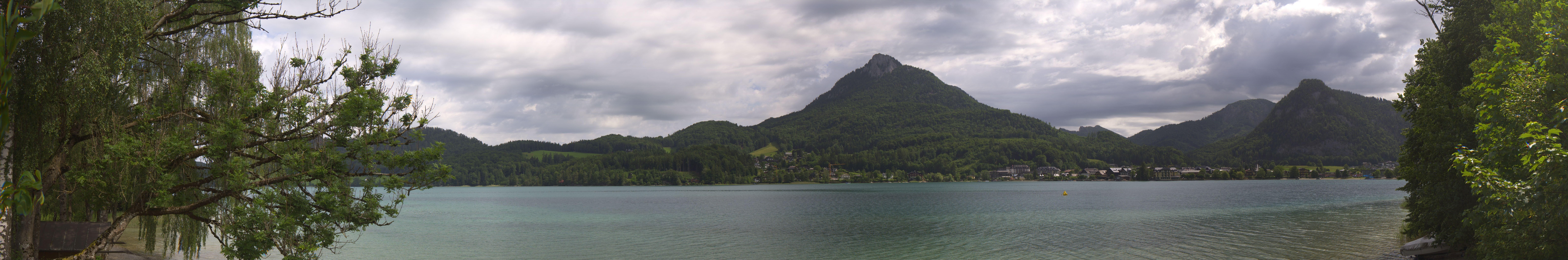 Archiv Foto Webcam Fuschlsee Panoramablick
