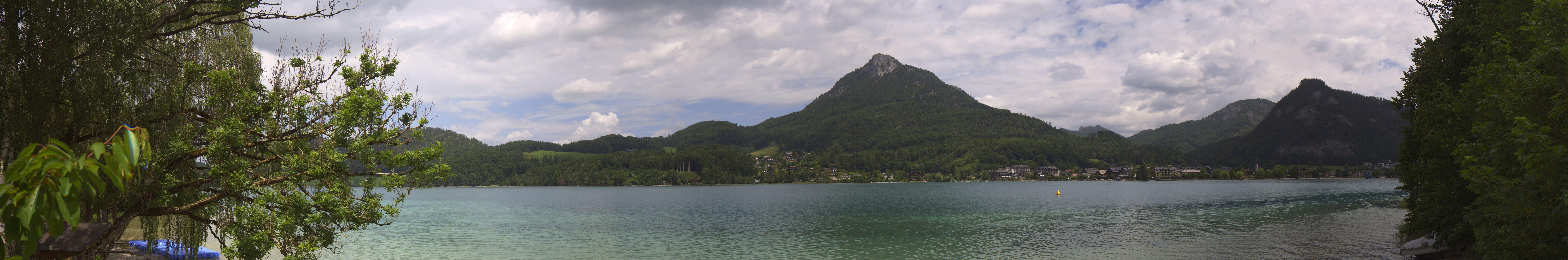 Archiv Foto Webcam Fuschlsee Panoramablick