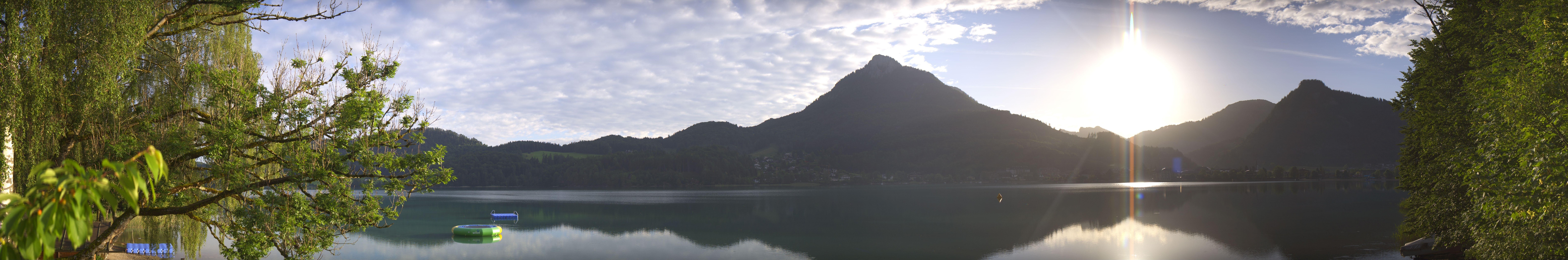 Archiv Foto Webcam Fuschlsee Panoramablick