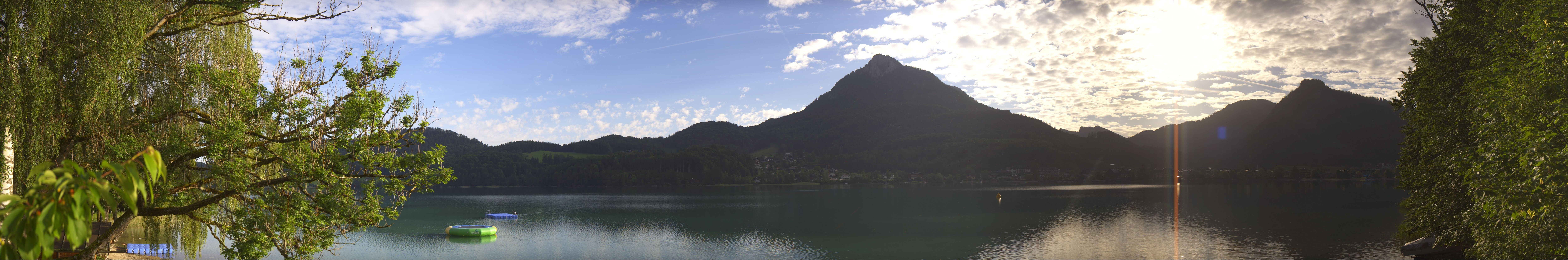 Archiv Foto Webcam Fuschlsee Panoramablick
